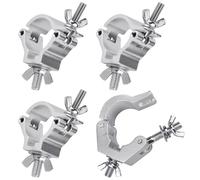 Crochets de Fixation Éclairage de Scène,Forreen 4 Pièces Truss Clamp Crochet Lumière dj Clamps for Truss Bracket Charge Maximale de 100 kg pour Éclairage de Scène