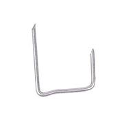 Crochets de fixation pour tuiles béton Type "U" Métal Agrafe (100 pièces) (petit)