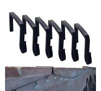 Crochets de guirlande lumineuse, clips de lumière d'extérieur robustes | Cintre utilitaire pour couronne de toit saisonnier, auvent de Noël, mariage, balcon, avant-toit, camping, vacances, fête