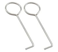 Crochets de levage, 2 pièces e vidange en acier inoxydable 3, 5 pouces pour enlever la grille vidange douche carrée/linéaire, attrape-cheveux, outil retrait bouchon
