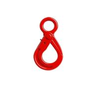 Crochets de levage en acier, crochet de préhension à chape, crochet à œil pivotant for le levage de poids et la Construction de navires, crochet de levage de grue avec loquet(K-3.15T)