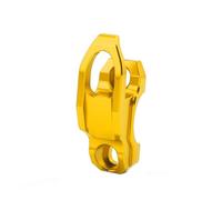 Crochets de Moto pour Super SOCO CPx CUmini CUx TC 50 TSX Max 150, Accessoires Moto, Support De Crochet Casque en Aluminium CNC, Serrage Cylindrique(No Logo Yellow)