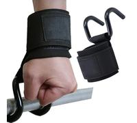 Crochets de musculation pour hommes, aides à la préhension pour l'entraînement à la maison, bande de poignet réglable antidérapante pour l'entraînement de traction, les soulevés de terre