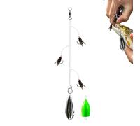 Crochets de pêche à, appât de pêche au Bar Crochets de à simulés | Anglers de poissons de pêche, des leurres de basse réalistes pour la déroute, le saumon, la truite arc-en-