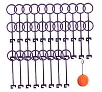 Crochets de Pigeon Violets 30PCS Crochets de Pigeon d'argile Abs Support Cible d'argile Suspendu pour Le Travail ..