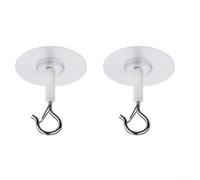 Crochets de plafond pour suspendre des plantes, lanternes et décorations - Crochets muraux robustes en acier au carbone et acrylique pour intérieur et extérieur dans le jardin, la cuisine, la chambre