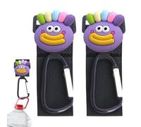 Crochets de poussette - 2 clips en D polyvalents | Attache de ceinture | Attaches de transport pratiques pour, aide à la mobilité et chariots Mousqueton