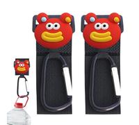 Crochets de poussette, crochet de guidon, 2X cintres à fermoir à clips en D polyvalents, Sangles de poussette pratiques, accessoires pour caddies de fauteuil roulant, crochet de siège de voiture