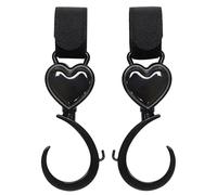 Crochets de poussettes pour sacs de chariot 2x clips de stockage Crochet de poussette multifonctionnel crèche de voiture de courses