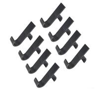 Crochets de radiateur en plastique pour porte-serviettes conçus pour contenir des serviettes et des vêtements en utilisant une source de chaleur de radiateur domestique (noir)