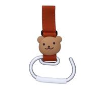 Crochets de Sac de Crochets de Poussette de bébé, Support de Sac de Landau Multifonctionnel Organisateur de Crochet de Poussette pour Suspendre des Sacs à Main, des Sacs à (BROWN)