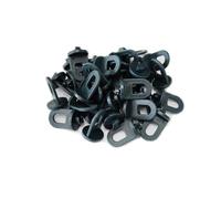 Crochets de serre avec clips en plastique et crochets en acier inoxydable en forme de S, 50 pinces vertes + 50 crochets en S pour accrocher des pots de fleurs, bonsaï, vêtements dans une serre