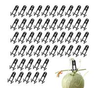 Crochets de support pour plantes, pinces de vigne robustes, réutilisables, crochets de support pour cantaloup, treillis de tomate, concombre, pour maison, jardin, verger, cour, 7,4 x 3,8 cm