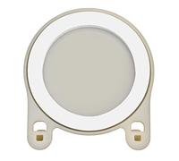 Crochets décoratifs à trous Crochets muraux Crochet mural en ABS Doré Double crochet Design Mode Simple Facile à installer pour hôtels Chambres Salles de bains Plastique 25g