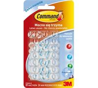 Crochets décoratifs Command 3M Tough Holds 20pcs + 24 Strips