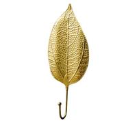 Crochets décoratifs en forme de feuille, crochets en forme de feuille | Crochet en fer pour porte-clés décoratif mural | Crochets en d'or en fer métallique, décoration de maison, pour clé, ser