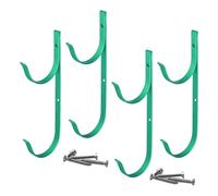 Crochets d'équipement de piscine, en alliage d'aluminium robuste - Support d'écumoire de piscine, pour râteaux, écumoirs, filets, balustrades, poteaux télescopiques, tuyaux, brosses, accessoires
