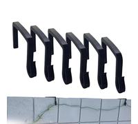 Crochets d'extérieur pour charges lourdes - Clip de suspension de corde, accessoire de montage résistant aux intempéries, support durable | Ensemble de crochets de guirlande, rideau de Noël, mariage