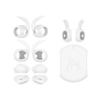 Crochets d'oreille antidérapants en Silicone écouteurs pour Samsung Galaxy Buds 4 Pro - Embouts antidérapants Souples en Silicone - Accessoires de Sport, Blanc