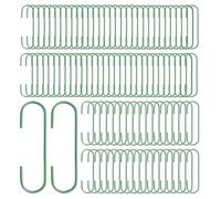 Crochets D'ornement En Métal, Au Design Élégant Et Discret, 3,5x1 Cm, Crochets D'ornement En Forme De C, Petits Cintres Décoratifs, Utilisation Polyvalente Toute L'année, Pour Arbre De Noël, Couronnes