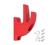 Crochets doubles en métal robuste pour trottinette électrique Xiaomi et 6, cintre de rangement avec support de montage non destructif, accessoires de support de sac en alliage d'aluminium (rouge)