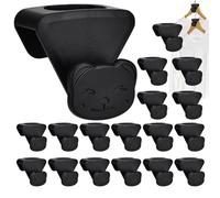 Crochets Économiseurs d'Espace pour Cintres,18 Pièces d'Organisation pour Vêtements,Crochets Extenseurs pour Cintres | Pour Vêtements Sac à Main Ceinture Uniforme Appartement Dortoir Camping-car Garag