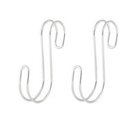 Crochets en S en acier inoxydable, lot de 2 One Colour Maison/Rangements/Solutions de rangement pour vêtements
