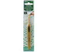 Clover Crochet ergonomique 3,5 mm – Aluminium – Brun