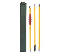 crochets isolés sauvetage Perches d'extension isolées haute tension, avec capuchon en caoutchouc étanche à la pluie, for maintenance 10 kV 3,0 m - sections(110kV 4-Section 5m/196.8in)