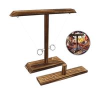 Crochets Jeu De Lancer D'anneau, Jeu de Bataille de Lancer de Crochet, Jeu D'anneau De Lancer en Bois Crochets Battle, Hook Game, Jouets Interactifs pour Enfants Adultes Intérieur Extérieur