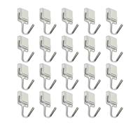 Crochets Magnétiques Multi-usages For Le Rangement Dans La Maison, La Cuisine Et Le Bar(Square-20PCS)
