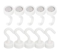 Crochets magnétiques puissants, multi-usages, 3,47 x 1,6 cm, crochets de suspension pour couronne, crochet magnétique, pour armoire, installation facile, idéal pour la cuisine, la salle de bain