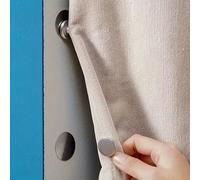 Crochets magnétiques robustes pour rideaux, cintre mural sans perçage, crochet métallique antirouille avec charge de 15lb pour la cuisine 5 pairs