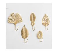 Crochets modernes Crochets à feuilles, crochets muraux pour accrocher des clés, des manteaux, des chapeaux, des serviettes Les crochets simples peuvent être utilisés pour les entrées de chambre, les salons, les bureaux, etc. (taille : B) (C)