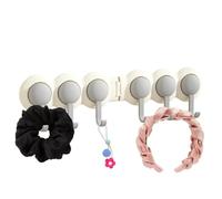 Crochets Muraux Auto-Adhésifs | 180 Degrés Rotatifs Pliable Gain de Place | Crochets Muraux Esthétiques sans Percage | pour Serviette, Sac, Outil, Maison, Salle de Bain, Cuisine, Douche, Salon