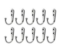 Crochets Muraux Avec Vis Pack De 10 Argent