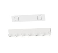 Crochets Muraux de Cuisine, Adhésif Fort, Organisateur de Cuillères, Support Mural pour le Rangement de la Cuisine, Plastique 12,44x1,3x2,05 Pouces