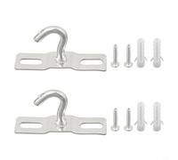 Crochets muraux de plafond en acier inoxydable 77 mm pour plantes (70 x 1,5