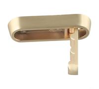 Crochets muraux en aluminium pour une utilisation polyvalente, organisez efficacement votre salle de bain ou votre espace de vie (doré)