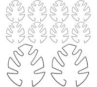 Crochets muraux en fer pour plantes grimpantes offrant un soutien stable et une décoration de jardin d'intérieur (noir)