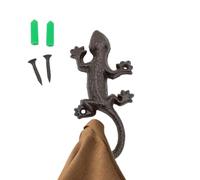 Crochets muraux en forme d'animal - Style vintage - Décoration murale | Crochet en fonte pour intérieur, extérieur, maison, jardin, campagne, ferme, garage pour manteaux, sacs, serviettes, chapeaux