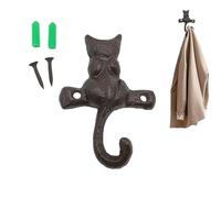 Crochets muraux en forme d'animaux, support rustique vintage avec crochet - Cintre décoratif vintage, étagère de rangement pour manteaux, sacs, serviettes, chapeaux