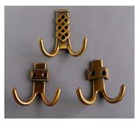 Crochets muraux en métal brossé bronze antique pour salle de bain, entrée, couloir, placard, garage - Parfait pour serviettes, chapeaux, sacs et manteaux.