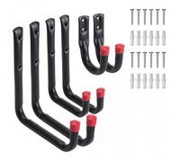 Crochets Muraux - MEDIA WAVE STORE - Kit 6 Pcs - Métal Antirouille - 3 Tailles - Économe en Espace