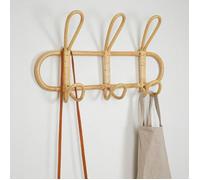 Crochets Muraux - Naturel - Rotin - 3 PCS - Organisateur Vêtements - Décoration Chambre Enfant