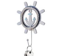Crochets muraux nautiques, crochets pour serviettes de plage | Porte-serviettes côtier à crochet domestique rustique | Cintre côtier à thème méditerranéen, crochets muraux décoratifs pour manteaux, ,