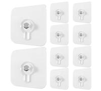 Crochets muraux - Pas de cintres à clous, supports adhésifs sans dommage - Bandes de crochet solides pour cadres - Pinces murales pour photos, décoration d'art dans le bureau à domicile, l'appartement