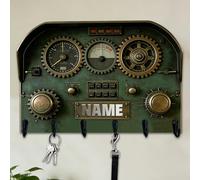 Crochets muraux personnalisés sur le thème du cockpit d'avion - Cadeau pour homme et femme - Impression plate 2D - Pour chambre à coucher, salon, maison, bureau, couloir