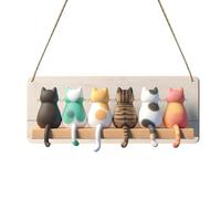 Crochets muraux pour animaux de compagnie, crochets muraux - Crochets de cintres polyvalents Cartoon,Gracieux crochets décoratifs, décorations amusantes pour la maison pour les chambres, les salons