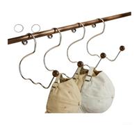 Crochets muraux pour casquettes de baseball, pour rangement de chapeaux, écharpes, vêtements, ceinture, cravate, sac à main (quatre pièces)